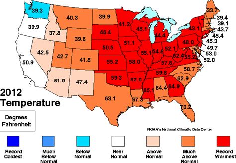 Us Temperature Trend Maps Usda Ars