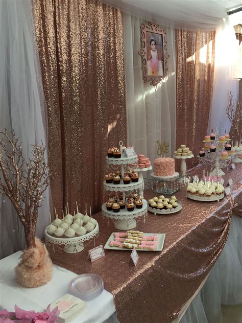 Rose Gold Themed Birthday Party Images And Photos Finder