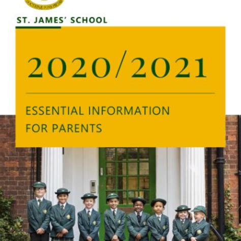 St James School Essential Information For Parents 202021