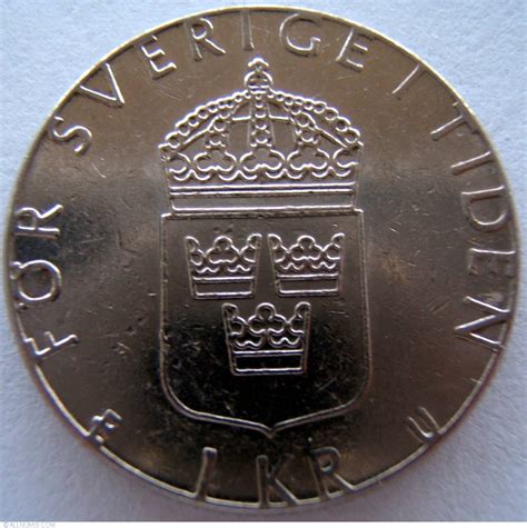 1 krona 1983 carl xvi gustaf 1973 present sweden coin 185