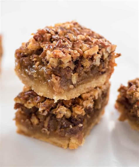 Pecan Pie Bars With Real Maple Syrup Build Your Bite