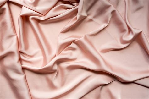 Premium Photo Delicate Satin Or Silk Draped Fabric Pink Texture