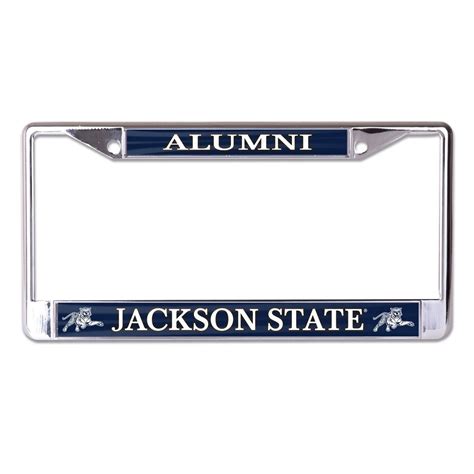 Jackson State University Alumni Chrome License Plate Frame Officially