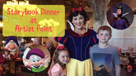 Artist Point Dinner Storybook Dining With Snow White Disney World