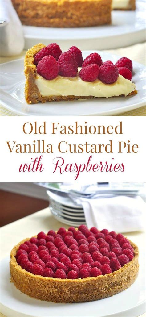 Cooking is a love of mine from a small age. Old Fashioned Vanilla Custard Pie | Recipe | Desserts ...