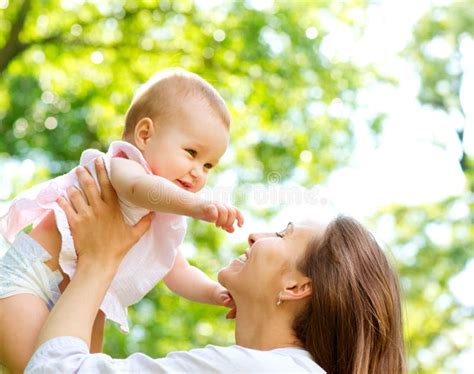 Mother And Baby Outdoor Stock Photo Image Of Background 31149470