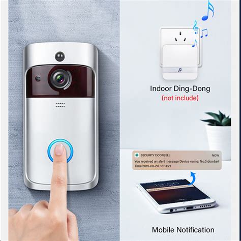 Video Doorbell Wifi Smart Wireless Doorbell Hd Security Camera Two Way