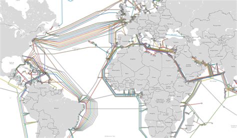 Vea El Impresionante Mapa De Los Cables Submarinos Kienyke