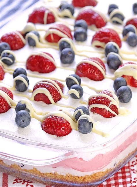 Looking for the best favorite summer dessert recipes? No Bake Summer Berry Delight | Recipe | Berry delight recipe, Summer dessert recipes, Summer ...