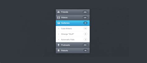 80 Free Website Menu Navigation Psd Elements Css Author