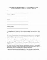 Health Care Power Of Attorney Form Ny Pictures
