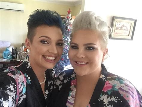 Australias First Legally Married Lesbian Couple Celebrate Daily Mail