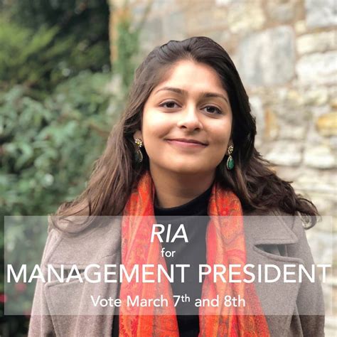 Ria For Management School President