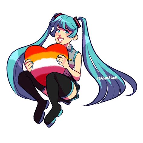 lgbt pride hatsune miku stickers etsy