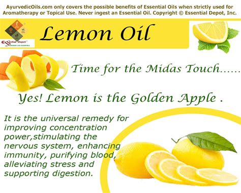 Health Benefits Of Lemon Essential Oil Essential Oil