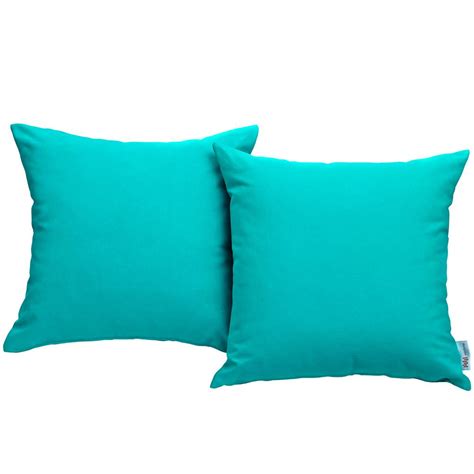 Another amazing set of outdoor throw pillows set is available by ornavo home. MODWAY Convene Patio Square Outdoor Throw Pillow Set in ...