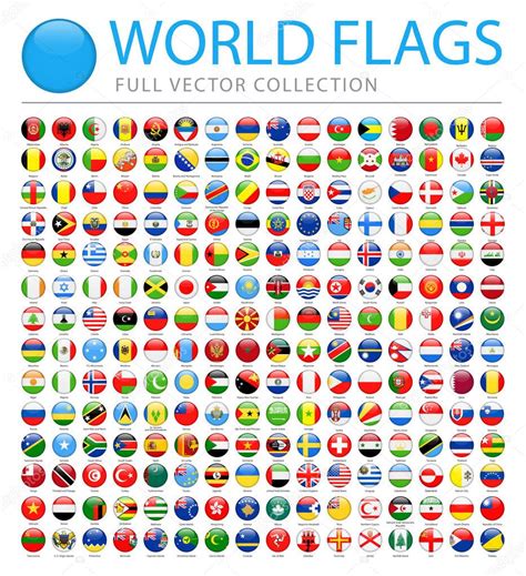 Banderas todo el mundo | Vectores de banderas de todo el ...