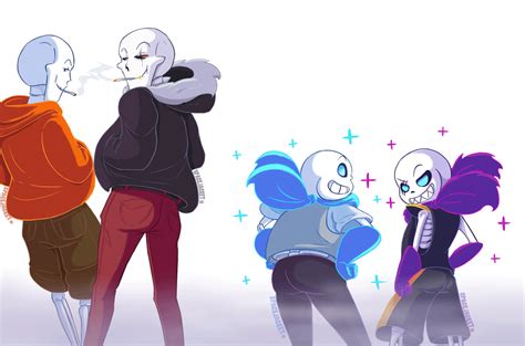 Undertale Underswap Swapfell Squad Booty By Spacejacket On