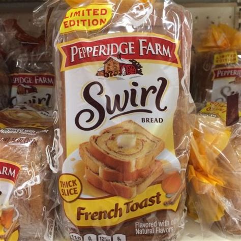 Gluten free bread for the oven that's soft? LIMITED EDITION PEPPERIDGE FARM SWIRL BREAD IN FRENCH ...