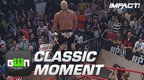 Scott Steiner Hits A Frankensteiner Through A Table Bound For Glory 2007 Classic Impact