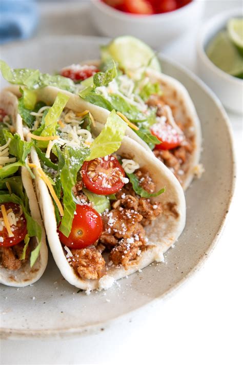Ground Turkey Tacos The Forked Spoon