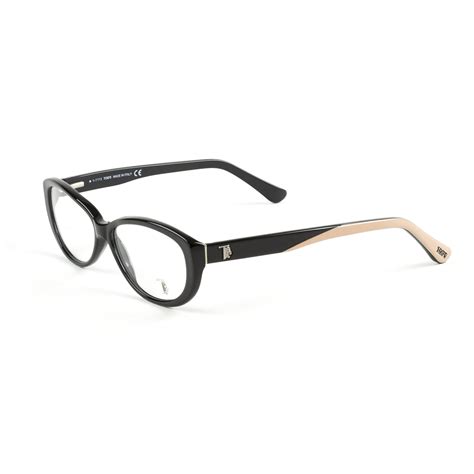 Tod S Oval Eyeglass Frames To5101 55mm Shiny Black