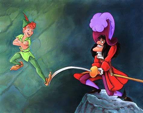 Peter Pan And Captain Hook By Randy Noble The Pixie Dust Daily