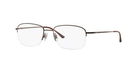 Ph1001 Shop Polo Ralph Lauren Brown Tan Semi Rimless Eyeglasses At Lenscrafters