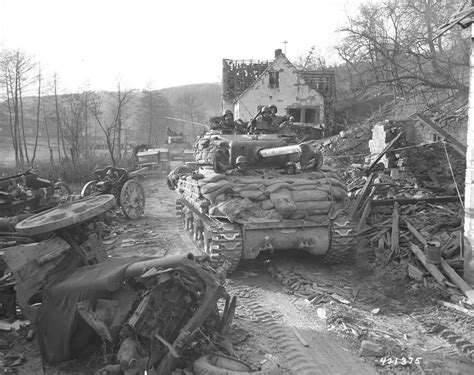 14th Armored Division In Silz Germany On March 23 1945 Saturday