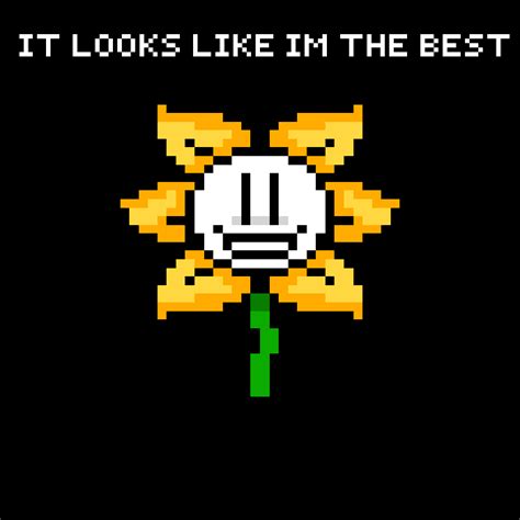 Pixilart Flowey Meme By Duobur