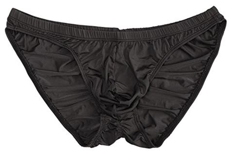 reviews for summer code men s sexy bikini brief elastic silky ruched back underwear swimwear