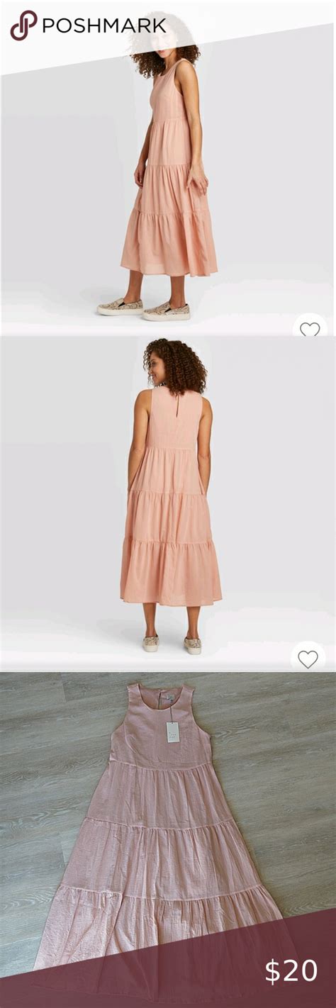 A New Day Sleevless Tiered Maxi Dress