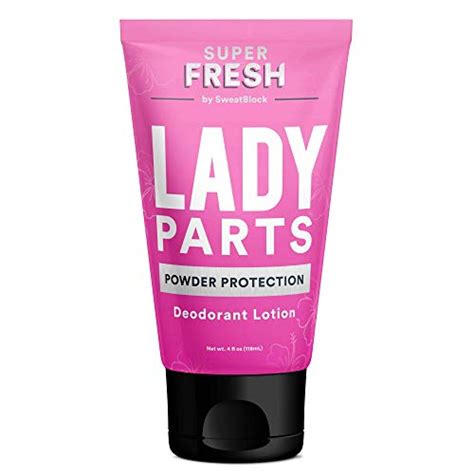 Lady Parts Feminine Hygiene Body Powder Deodorant Lotion For Breasts
