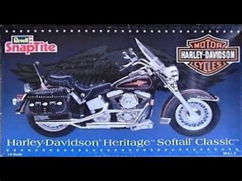 Revell us touring bike motorcycle 1:8 motorbike moto kit model kit item 07937. Model Kit Review: Harley-Davidson Heritage Softail Classic ...