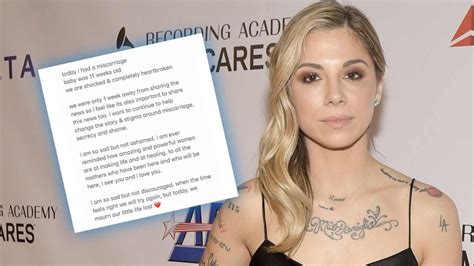 Fans Send Love After Christina Perri Reveals Tragic Miscarriage At 11 Weeks I Am Sad But Not