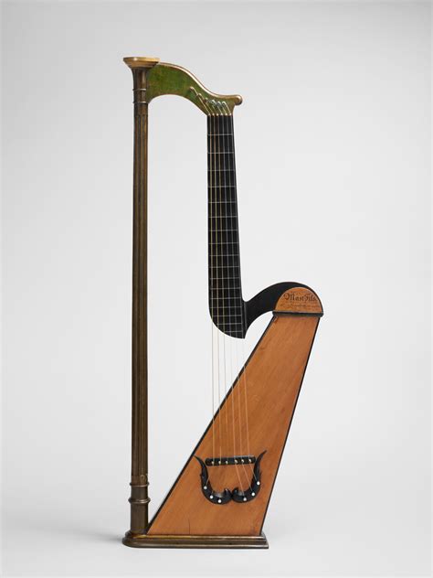 Joseph Laurent Mast Harp Guitar French The Metropolitan Museum Of Art