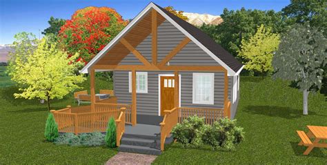 The Oasis 600 Sq Ft Wheelchair Friendly Home Plans