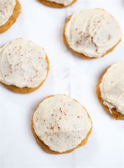 Soft Pumpkin Cookies With Brown Sugar Frosting Soft Pumpkin Cookies