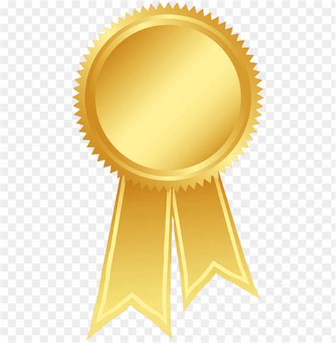 Free Download Hd Png Award Gold Ribbon Png Transparent With Clear