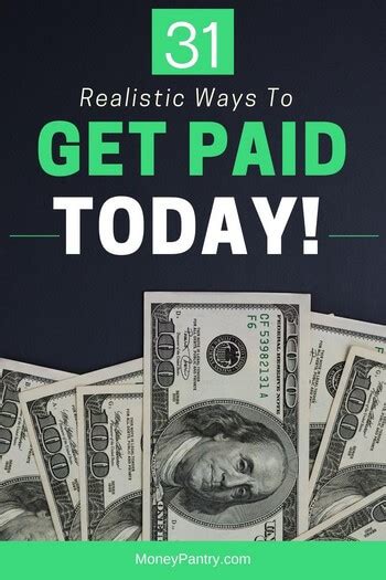 31 Legit Ways To Get Paid Today Up To 150 Per Day Moneypantry
