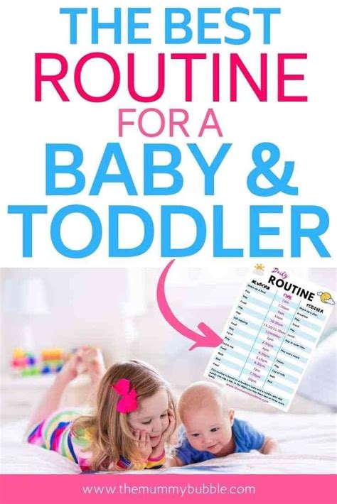 The Best Routine For A Newborn Baby And Toddler The Mummy Bubble