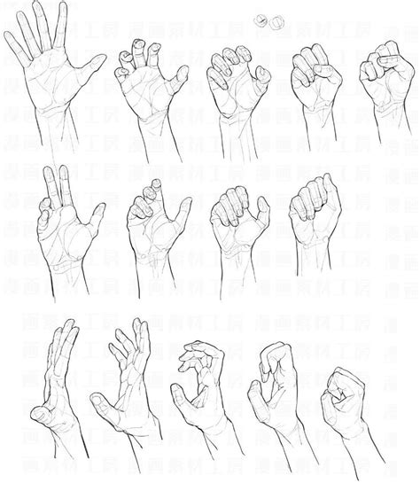 Manga Materials On Twitter How To Draw Hands Drawings Hand Drawing