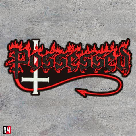 Possessed Logo Sewing Backpatch Rock Mark Merch Europe