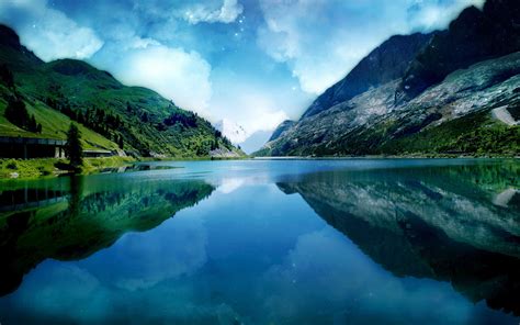 Mountain Across Body Of Water Landscape During Daytime Hd Wallpaper