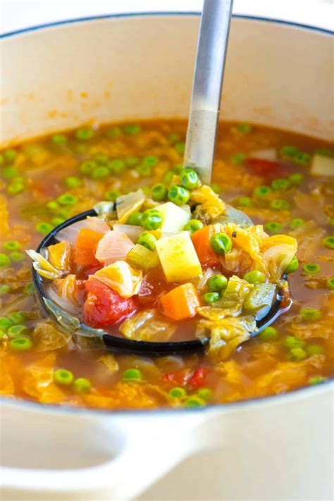 Easy Homemade Vegetable Soup Recipe Homemade Vegetable Soups