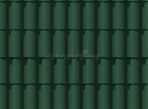 Seamless Green Color Roof Tiles Stock Illustrations 79 Seamless Green