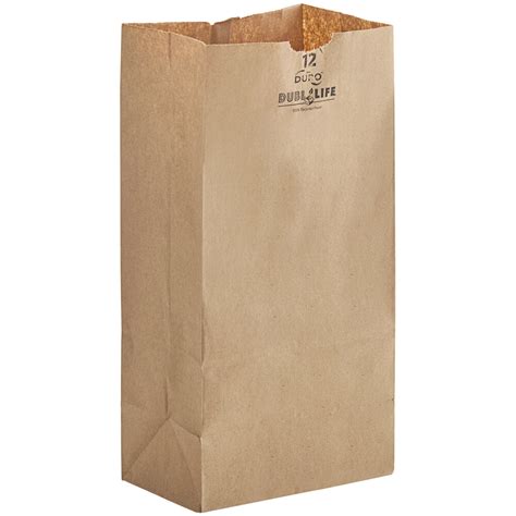 Duro 12 Lb Brown Paper Bag 500bundle