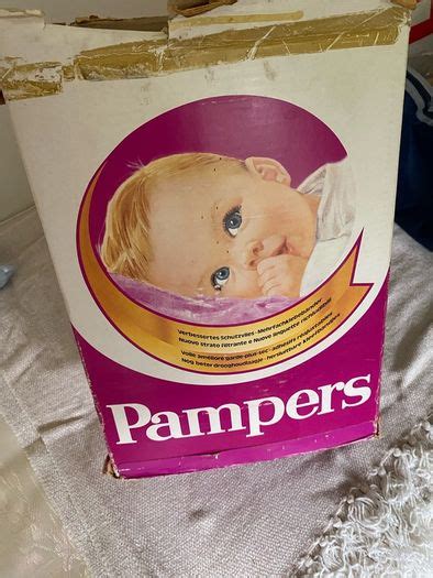 Vintage 1980s Pampers Box For Sale In Cavan Cavan From Flory84