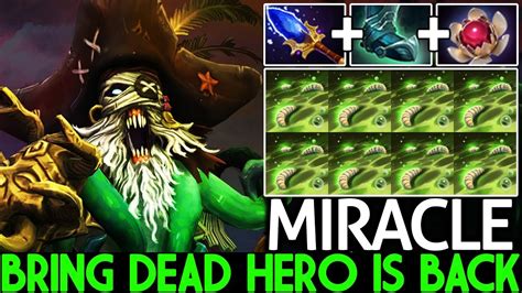 miracle [undying] pro bring dead hero is back offlane gameplay 7 25 dota 2 youtube