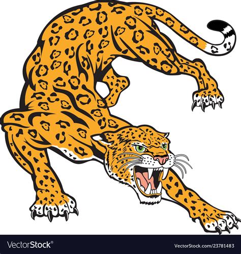 Jaguar logo mascot Royalty Free Vector Image - VectorStock